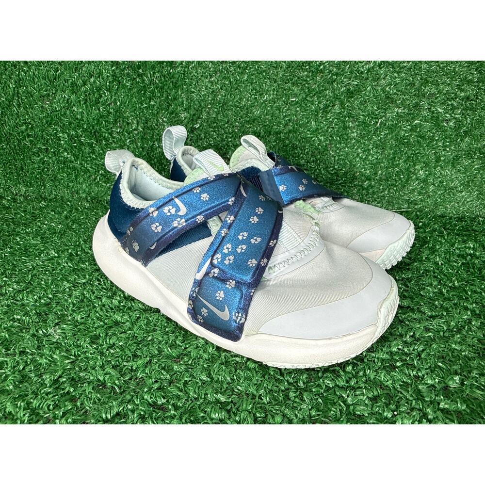 Nike Flex Advance SE Low Pawprints Toddler Shoes 10C Blue White DQ6477-001